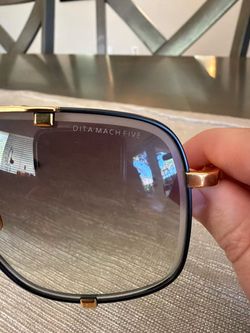 Dita Mach 5 black and gold sunglasses