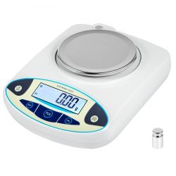 VEVOR Lab Scale Analytical Balance, 3000g x 0.01g Accuracy High Precision Lab Scale 13 Units Conversion Scientific Digital Laboratory Balance Scale fo