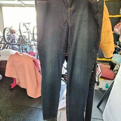 Torrid Blue Skinny Jeans Size 16T