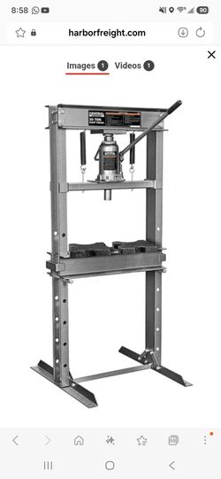 HYDROLIC HAND PRESS. CAPACITY 20 T.