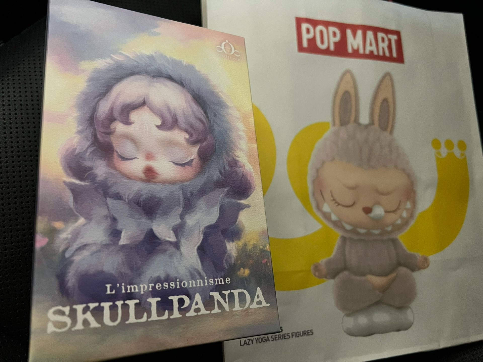 SKULLPANDA L'impressionnisme Series Plush Doll Keychain