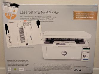 HP LaserJet Pro M29w Like New + Free Sealed HP 48A Toner – Save $55 vs eBay