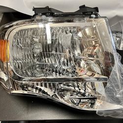 07-14 ford expedition Chrome Amber Factory Style right Passenger Side Headlight Lamp Replacement