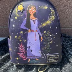 2023 Disney Parks Loungefly Wish Movie Backpack Asha And Star New