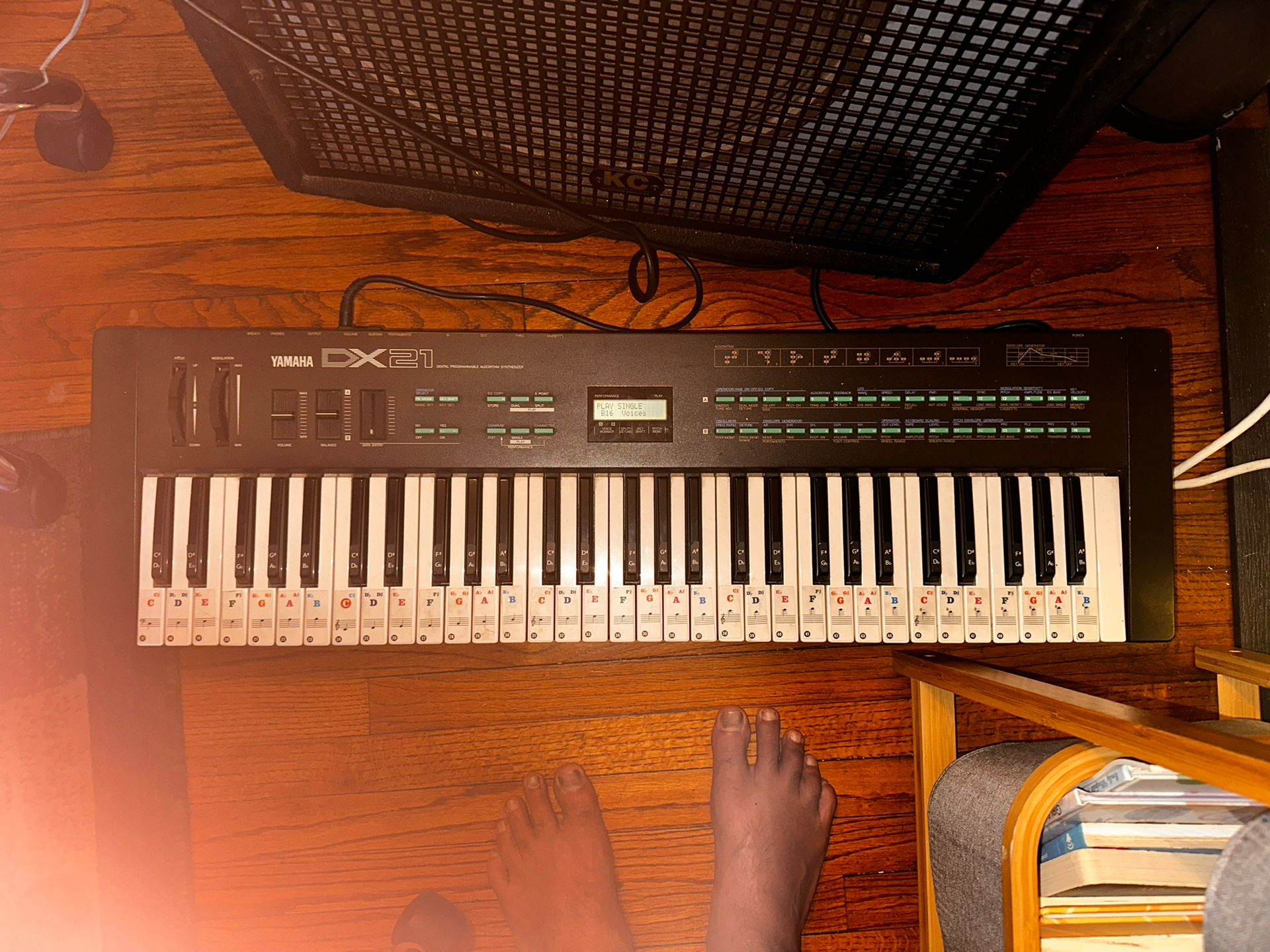 Yamaha DX21 Vintage Synth With Programmable Effects