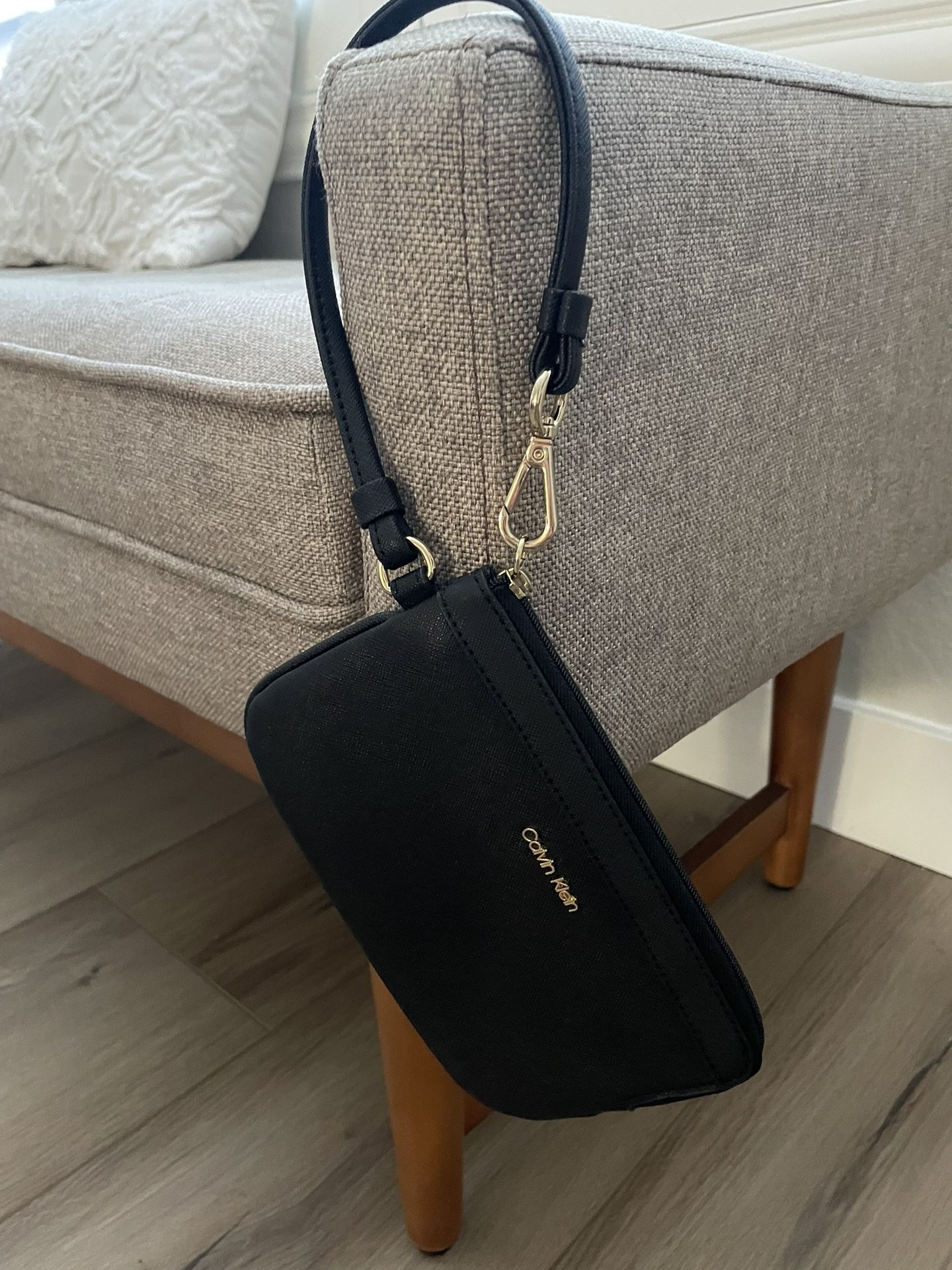 Calvin Klein Black Wristlet