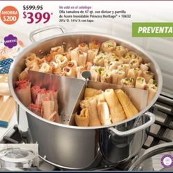 Princess House Tamalera De 47q Con Divisor  