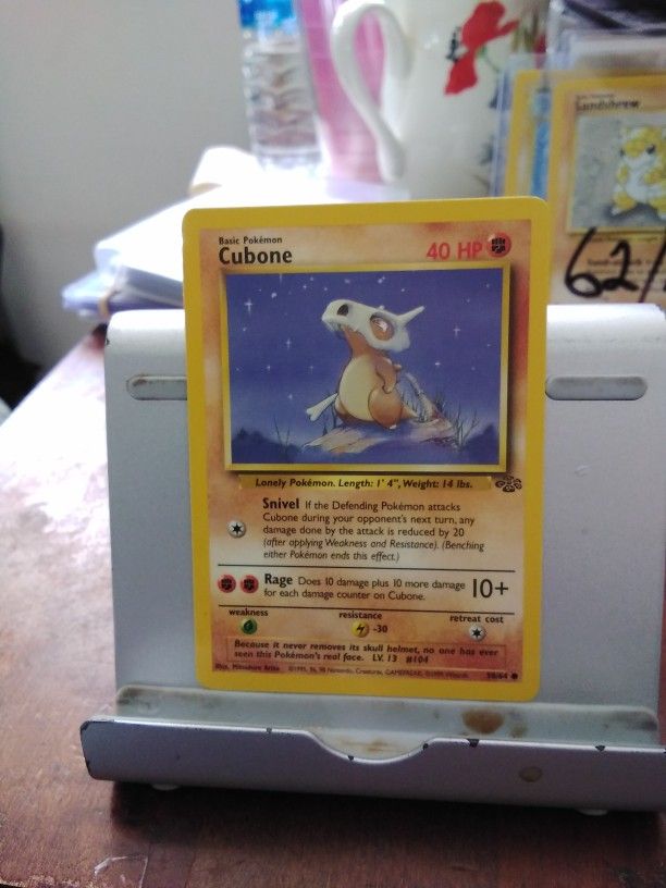 95-2000 Pokemon CUBONE 50/64