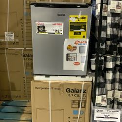 GALANZ Mini Fridge 2.7 Cu Ft