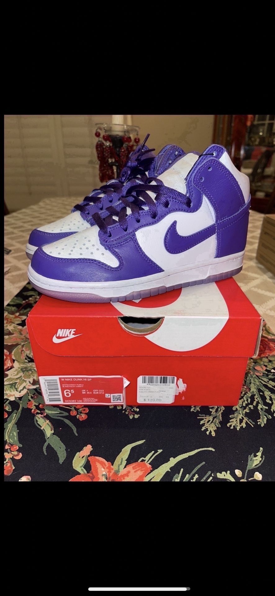 Nike Dunk High Womens Varsity Purple Size BRAND NEW