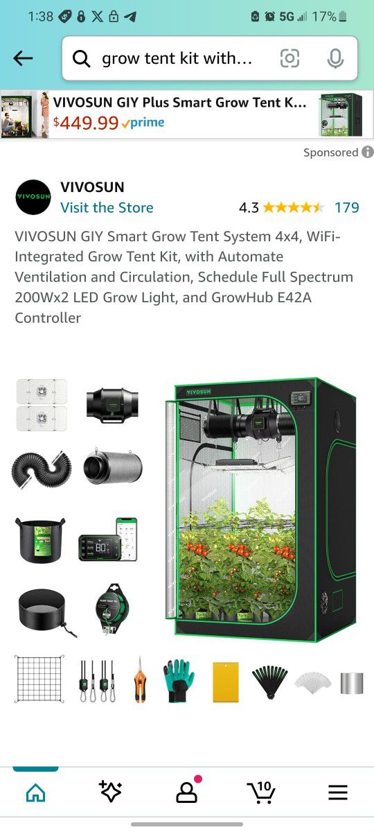 Grow Tent Used Condition 