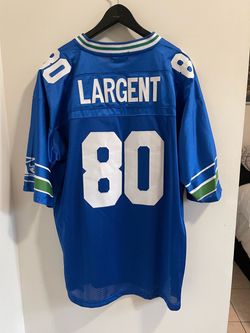 Vintage Steve Largent #80 Seahawks Throwback Stitched Jersey