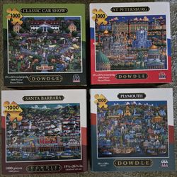 Dowdle Jigsaw Puzzles 4-Pac