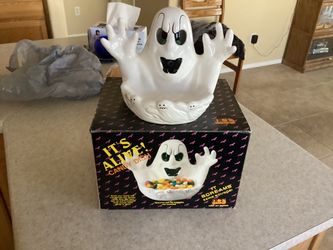 It's Alive! Halloween Ghost Candy Dish 1992