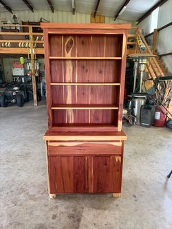 100% aromatic red cedar cabinet/bookshelf
