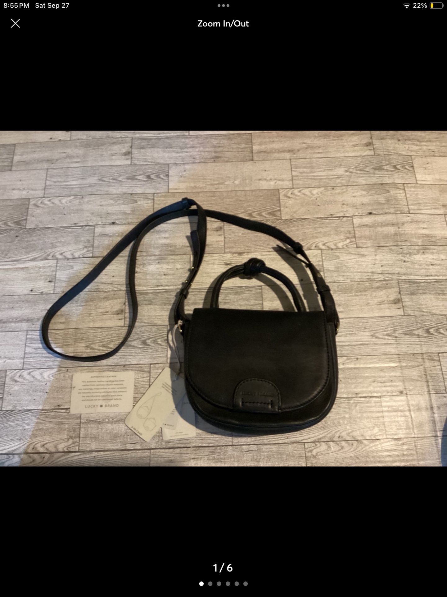 Lucky Brand Leather 2 In 1 Purse NWT