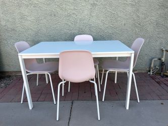 Table and chairs