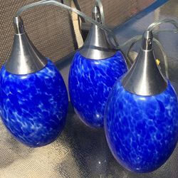 Blue Hanging Pendant Lights