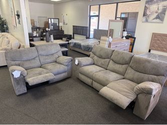 Ashley reclining sofa and loveseat