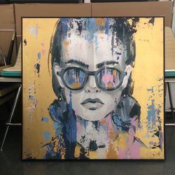 Huge painting 40”x40” in great condition👍
