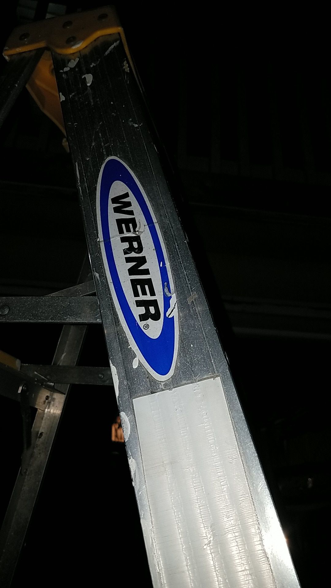 Werner 8 foot aluminum ladder