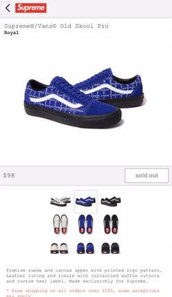 Supreme Old Skool Royal size 9.5