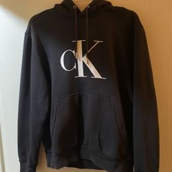 Black Calvin Klein CK logo hoodie