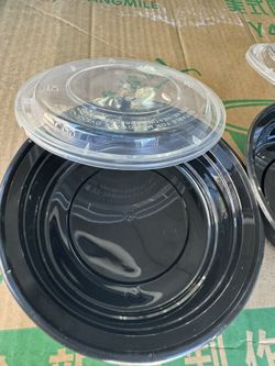 Plastic Suitable For Microwave Delivery Plates With Lids