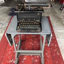 Vintage Typewriter & Table