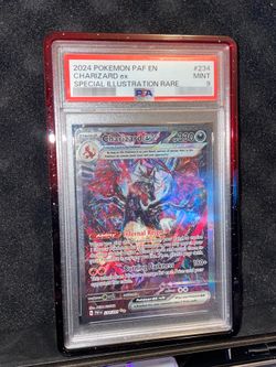 Charizard ex #234 PSA 9 + Premium Graded Card Guard