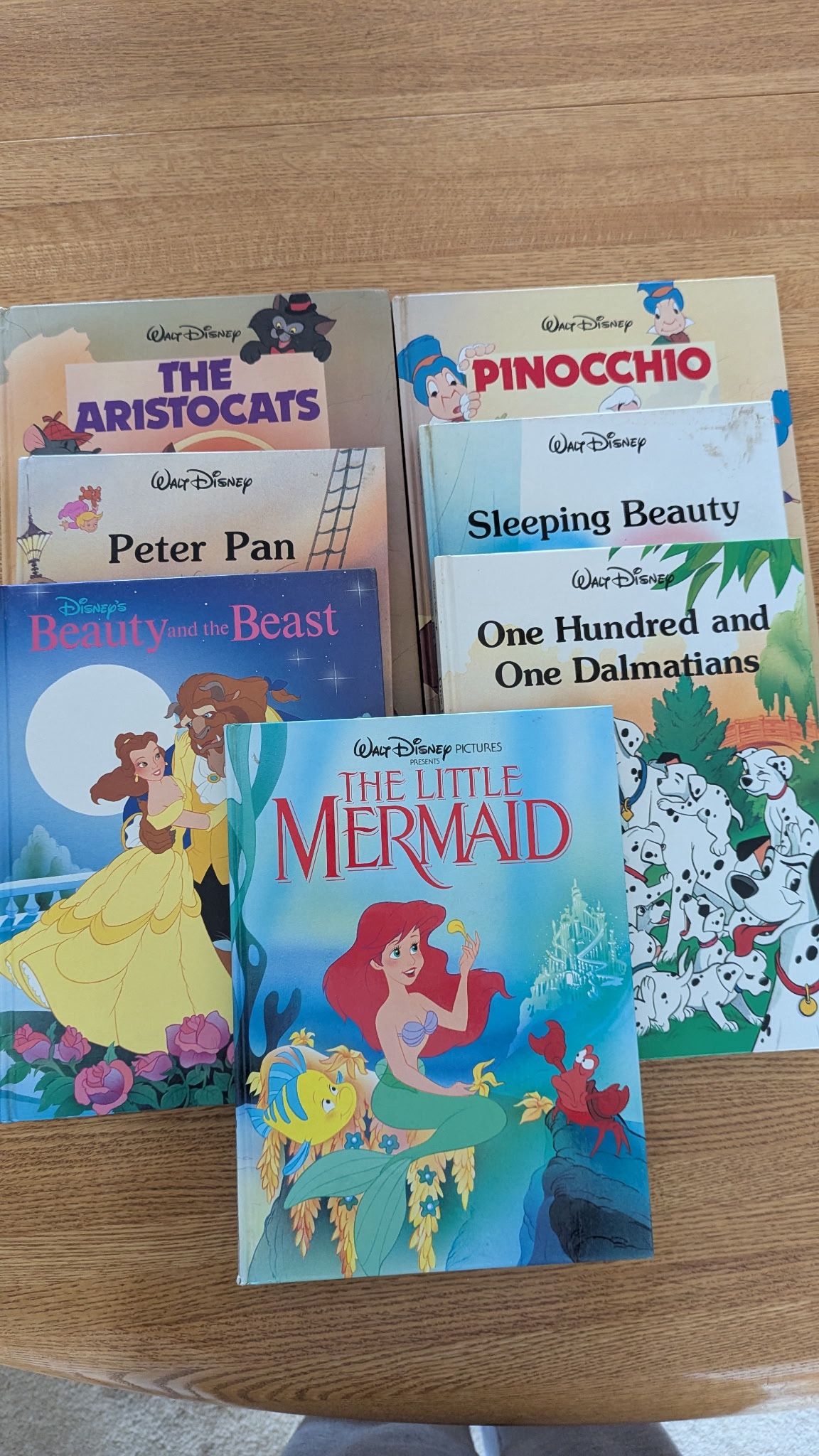 7 large Disney story books