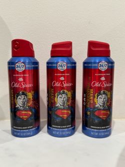 $6 each Old Spice Superman Body Spray