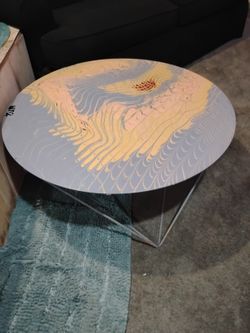 Hand painted Table .