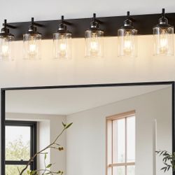 Six Light Bathroom Fixture Brand New