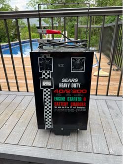 Sears Heavy Duty Battery Charger with 200 Amp Boost
