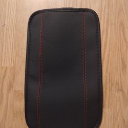 Black Vinyl Arm Rest Cover For Your Car..Will Fit Most Cars Universal Fit...Brand New!