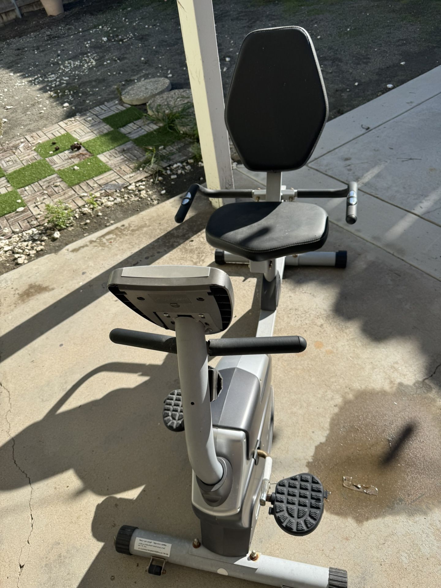 Home gym set:   Stationary bike Treadmill  Stepper