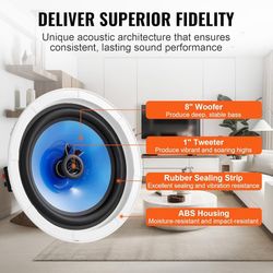 150w 2pcs Ceiling speaker 6.5in 645-BT