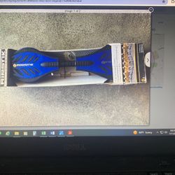 New Razor Original Ripstik Blue 2 Wheel Skateboard