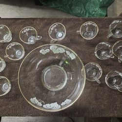Antique Punch Bowl SET
