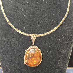 Genuine Baltic Amber Pendant 