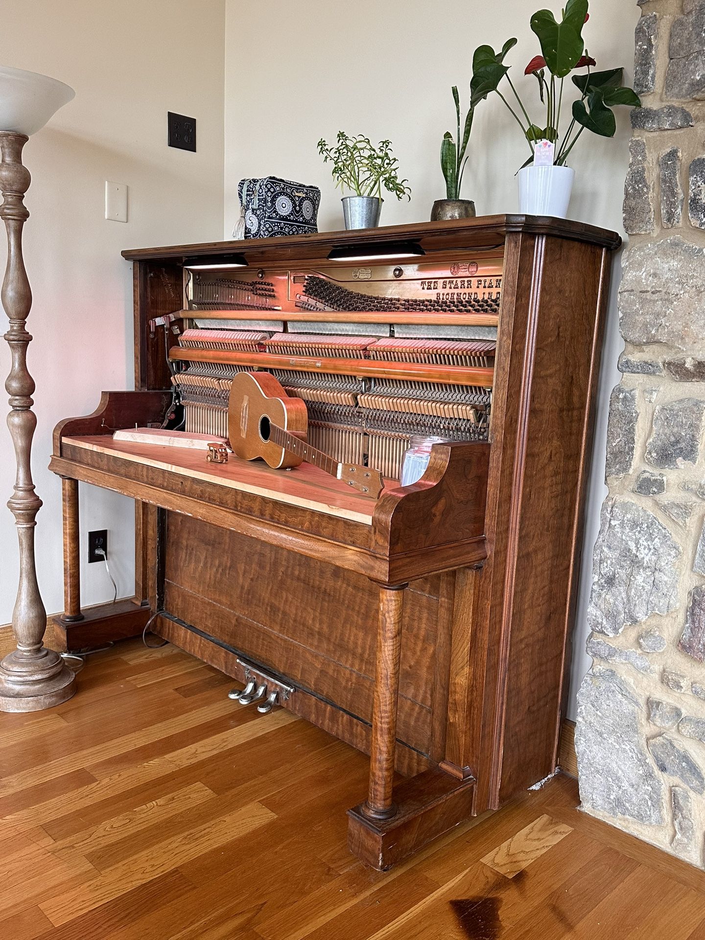 Antique Piano Converted Table