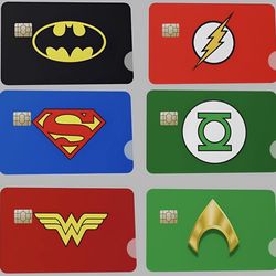 Justice League Bank Card Skins Credit Card Skins Sticker