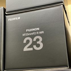 Fujifilm XF23mm F2 R WR Lens 