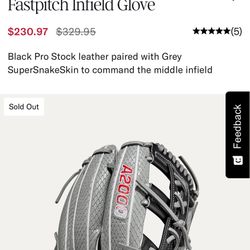 Wilson A2000 Softball Glove