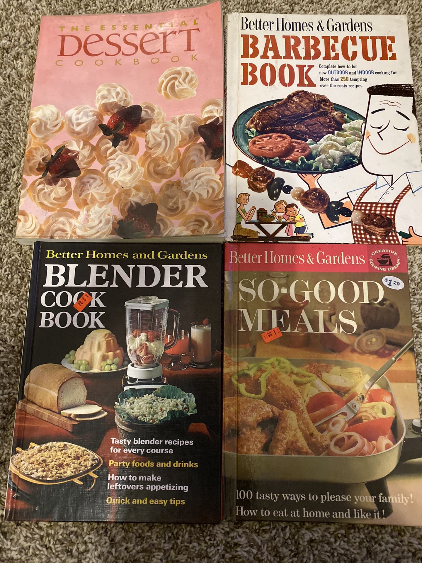 Vintage cookbooks