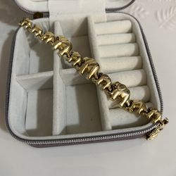 Pulsera De Elefantes 14 K  