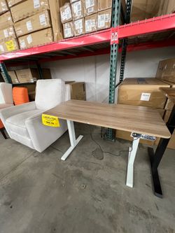 Electric Desk Brown