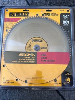 2 DeWalt 14” Metal Cutting Saw Blade x2