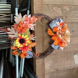 New Fall Wreaths
